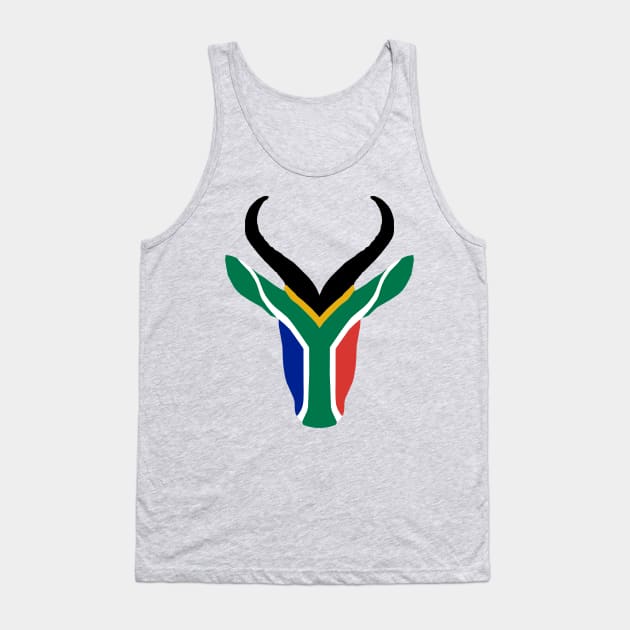 South African Springbok Emblem Tank Top by GAz